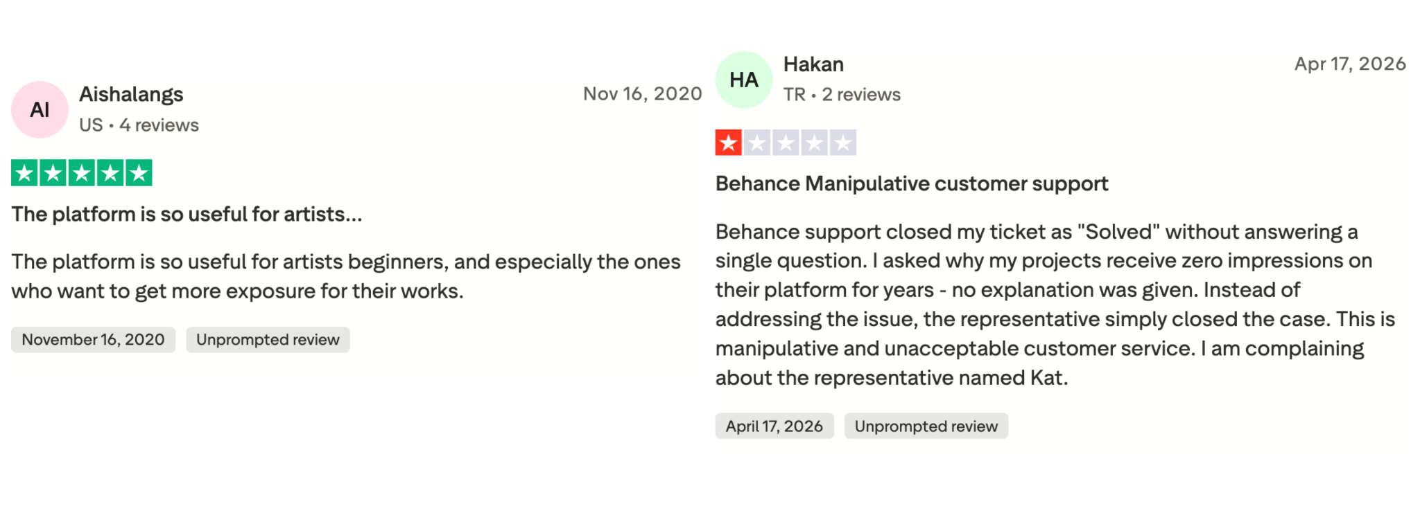 Behance review