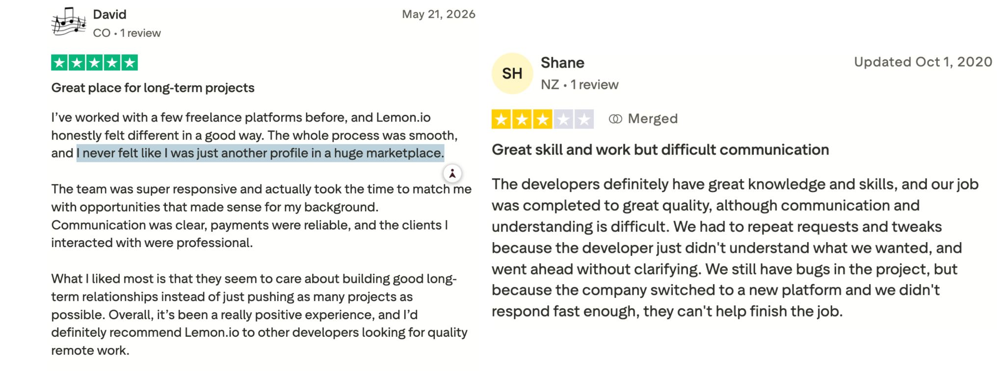 Lemon.io review