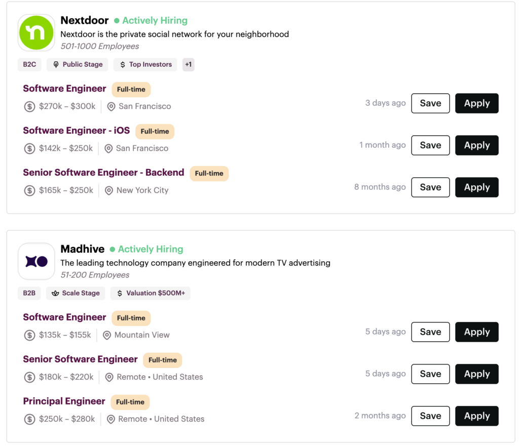 Wellfound job board