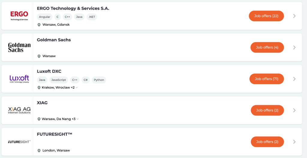 Bulldogjob Employer Profiles