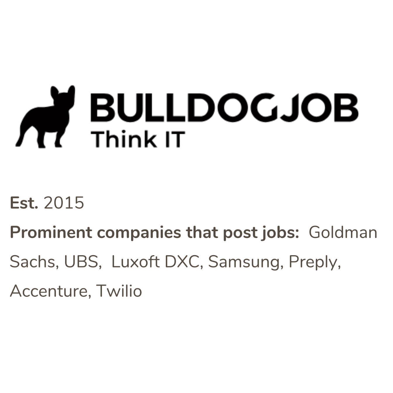 Bulldogjob overview