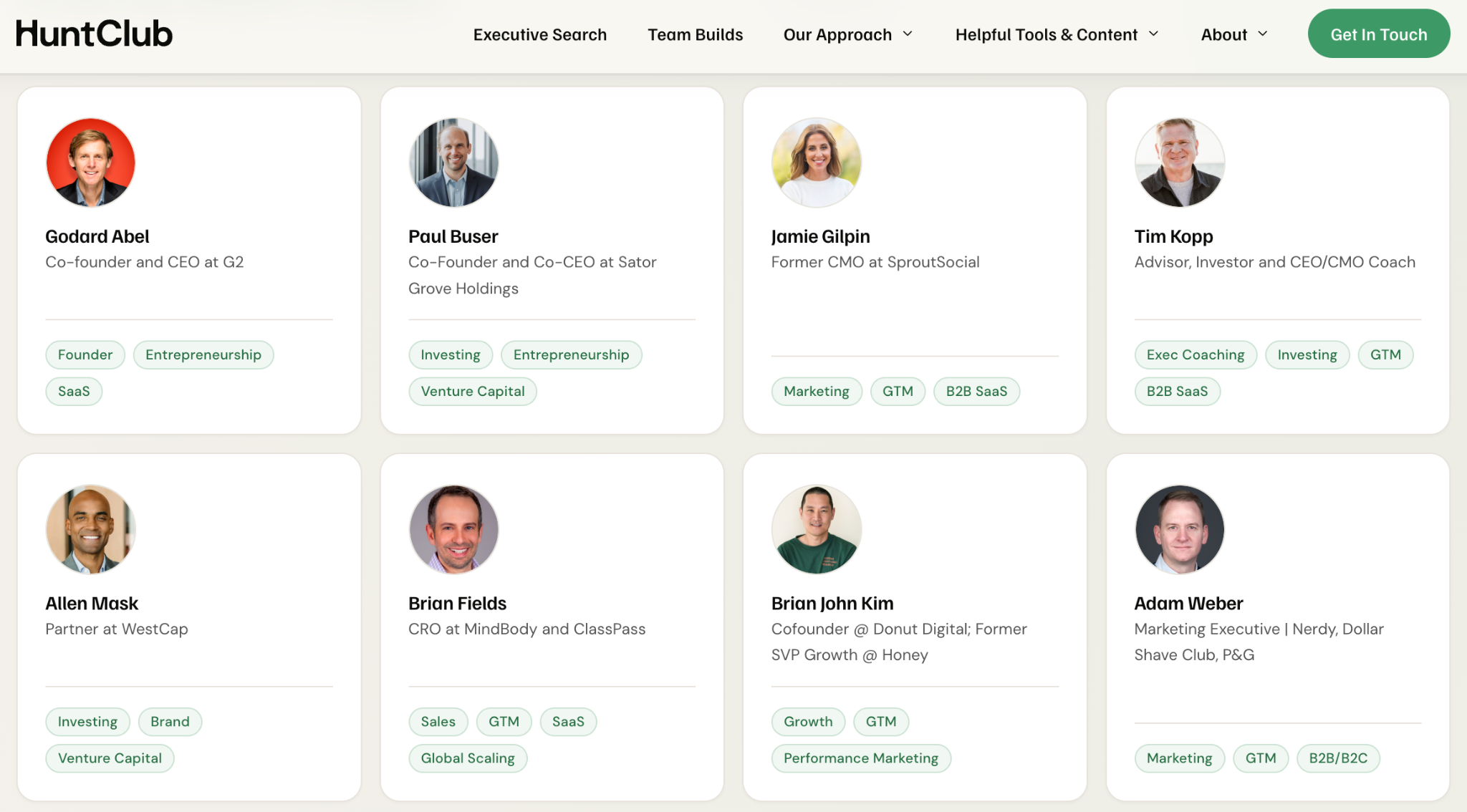 HuntClub database, Lemon.io article on the best tech recruiting firms