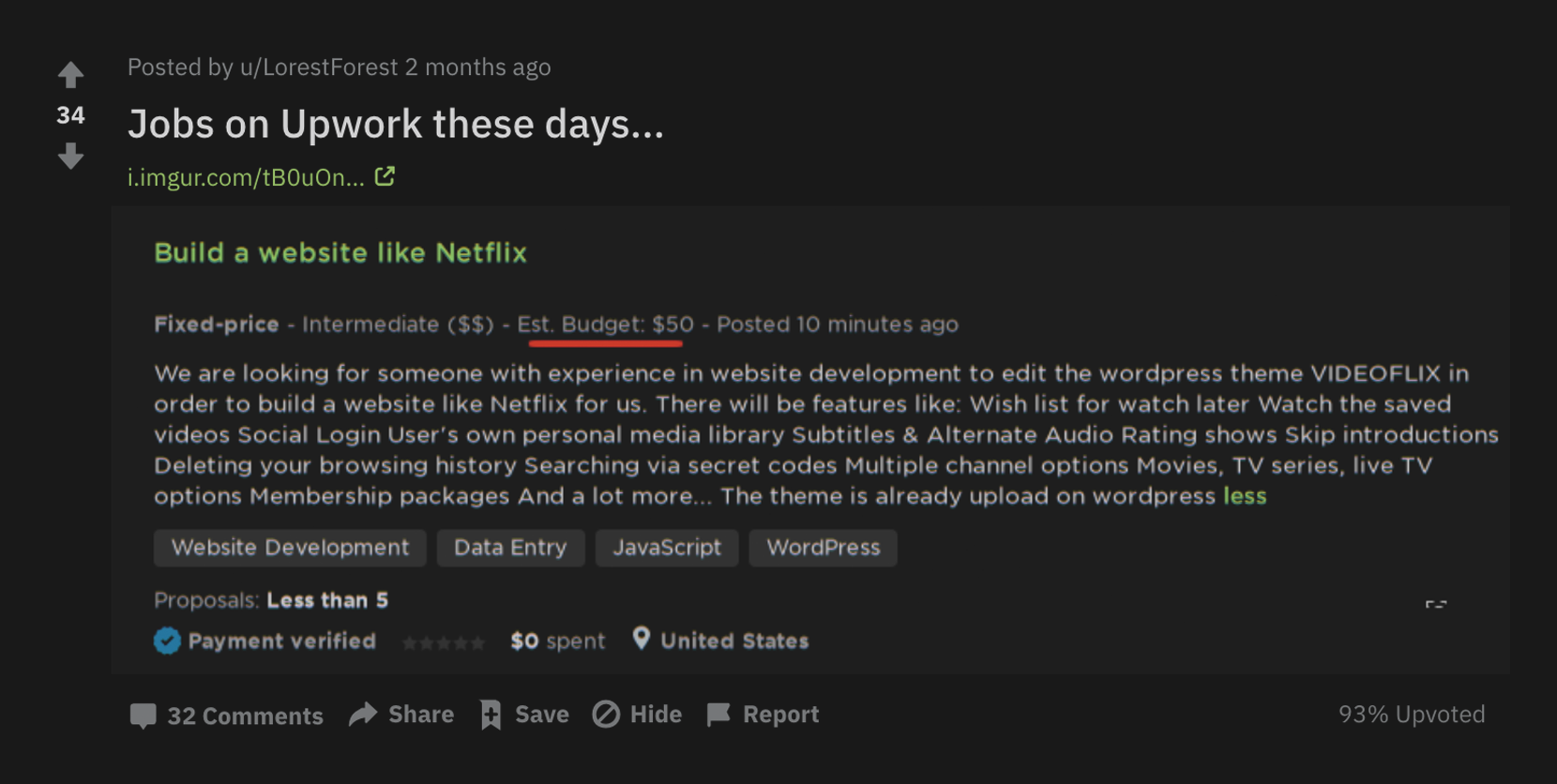 Upwork review from real customer 15