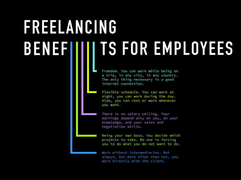 Freelancing benefits for employees