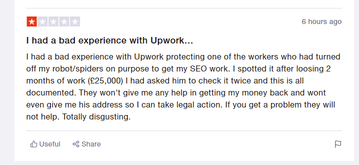 bad upwork