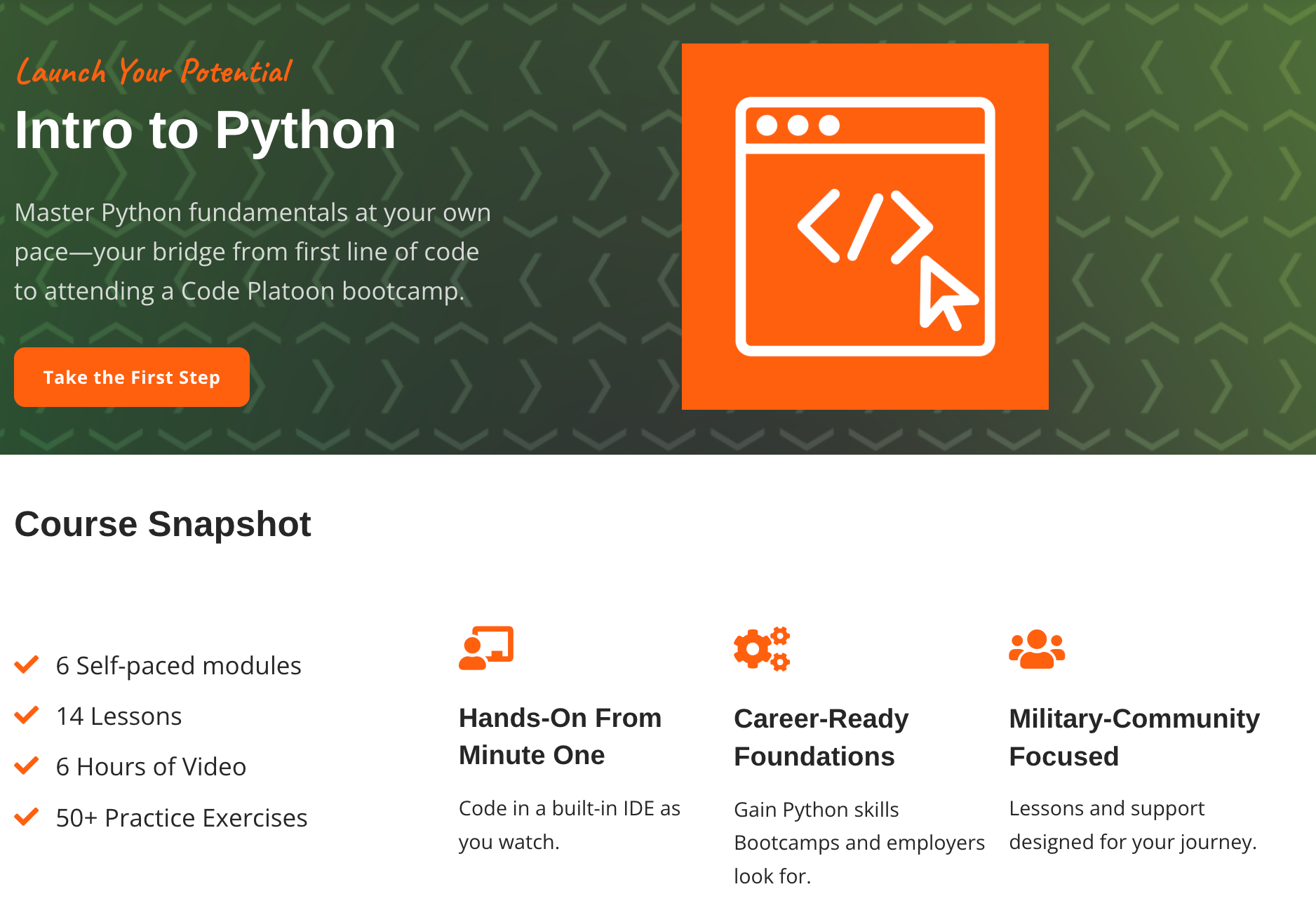 Free Python course by Code Platoon