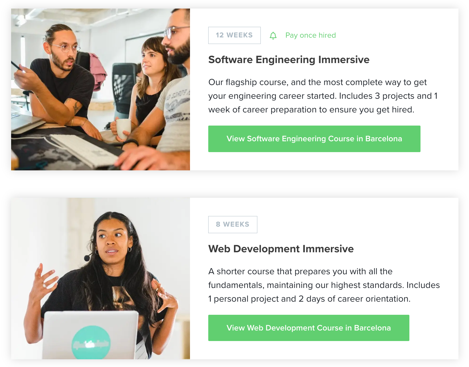 Codeworks immersive courses